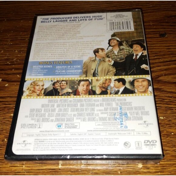The Producers (DVD, 2006, Widescreen, Canadian) (unopened) - Picture 2 of 3